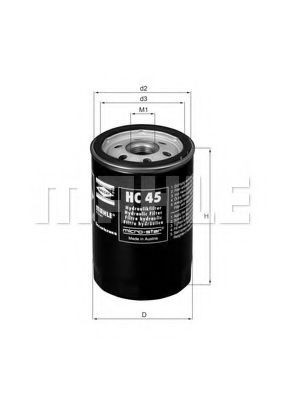Фильтр очистки масла центробежный Mahle Original HC45 цена, от 4.91 USD